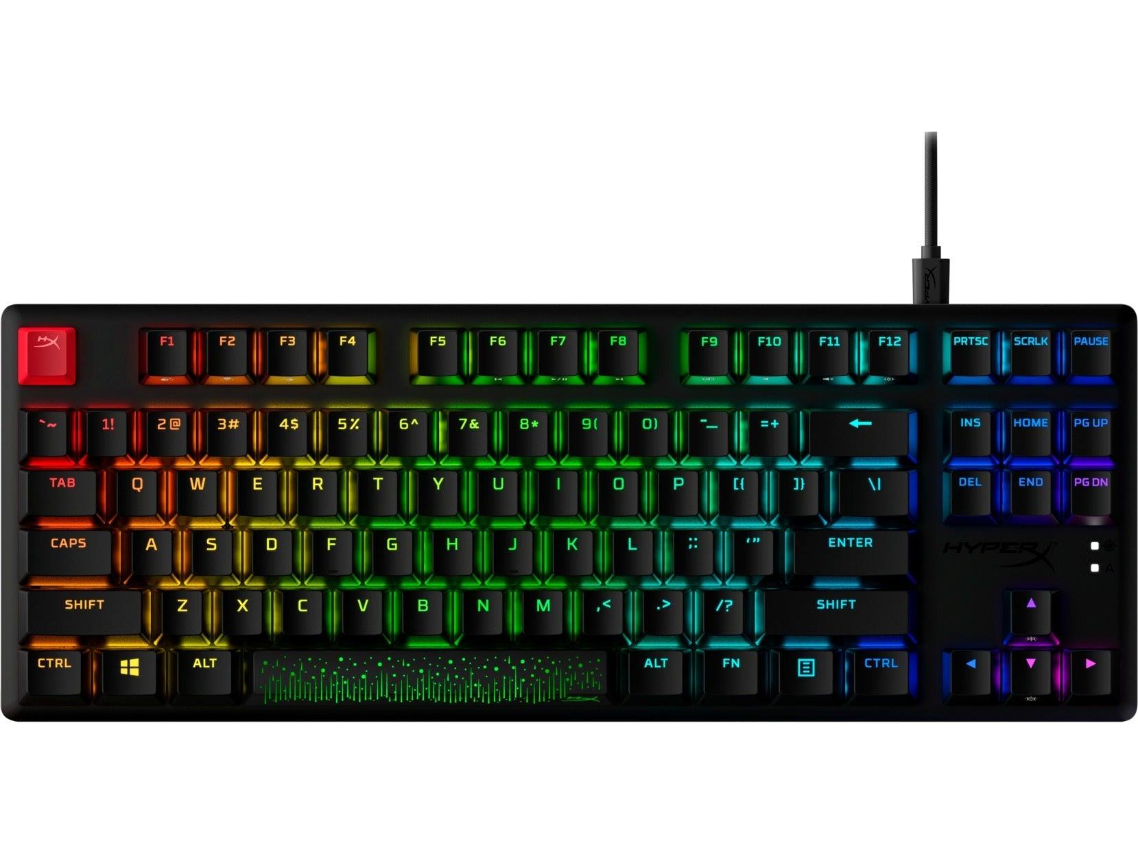 HYPERX Alloy Origins Core PBT RGB Mechanical Gaming Keyboard (Red Switch Linear) for PC/PS5/PS4/XBOX SERIES X/S / XBOXONE (639N7AA#ABA) - DataBlitz