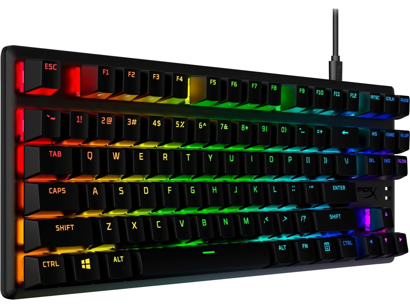 HYPERX Alloy Origins Core PBT RGB Mechanical Gaming Keyboard (Red Switch Linear) for PC/PS5/PS4/XBOX SERIES X/S / XBOXONE (639N7AA#ABA) - DataBlitz