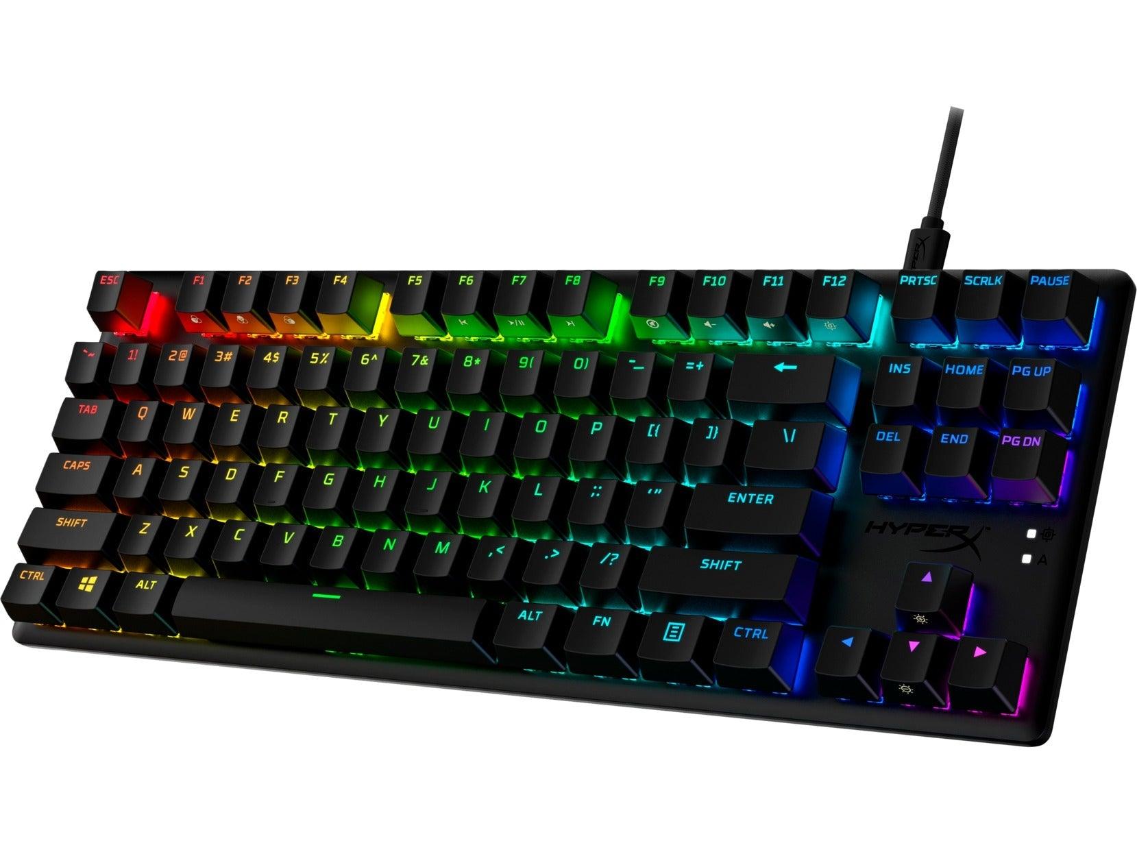 HYPERX Alloy Origins Core PBT RGB Mechanical Gaming Keyboard (Red Switch Linear) for PC/PS5/PS4/XBOX SERIES X/S / XBOXONE (639N7AA#ABA) - DataBlitz