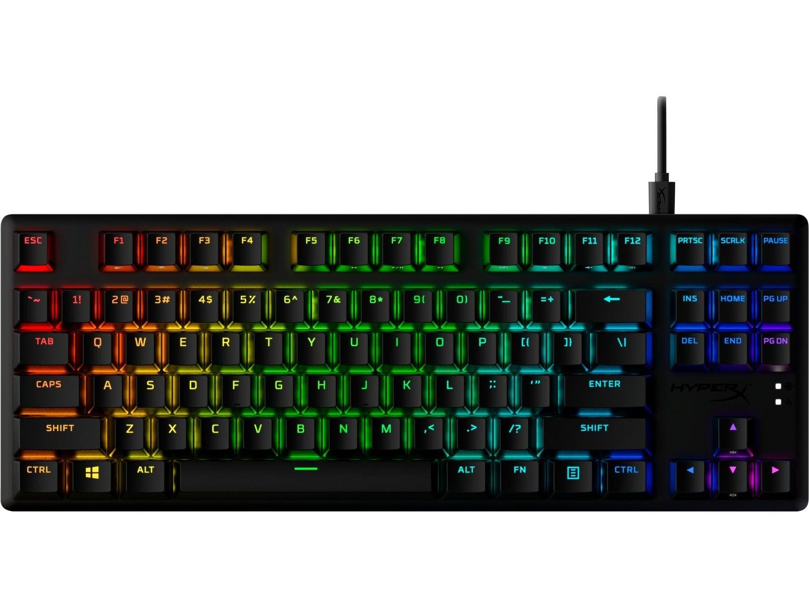 HYPERX Alloy Origins Core PBT RGB Mechanical Gaming Keyboard (Red Switch Linear) for PC/PS5/PS4/XBOX SERIES X/S / XBOXONE (639N7AA#ABA) - DataBlitz