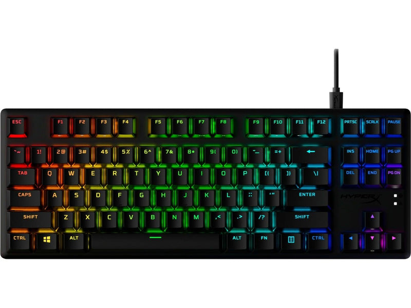 HYPERX Alloy Origins Core PBT RGB Mechanical Gaming Keyboard (Red Switch Linear) for PC/PS5/PS4/XBOX SERIES X/S / XBOXONE (639N7AA