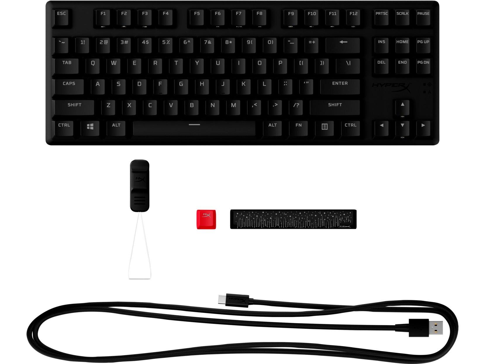 HYPERX Alloy Origins Core PBT RGB Mechanical Gaming Keyboard (Red Switch Linear) for PC/PS5/PS4/XBOX SERIES X/S / XBOXONE (639N7AA#ABA) - DataBlitz