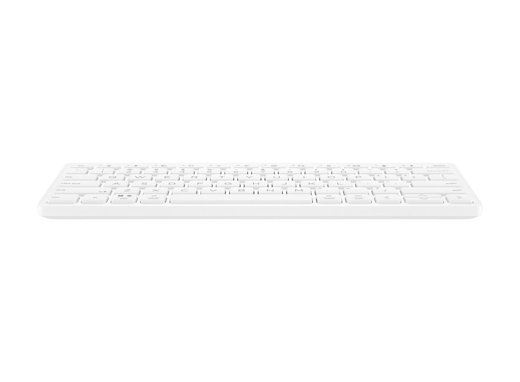 HP 350 Compact Multi-Device Bluetooth Keyboard (White) (692T0AA) - DataBlitz