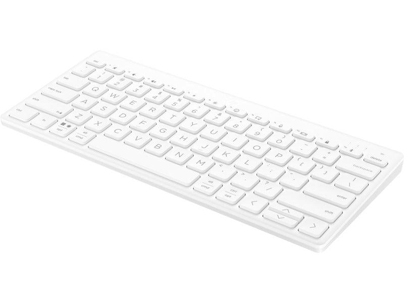 HP 350 Compact Multi-Device Bluetooth Keyboard (White) (692T0AA) - DataBlitz