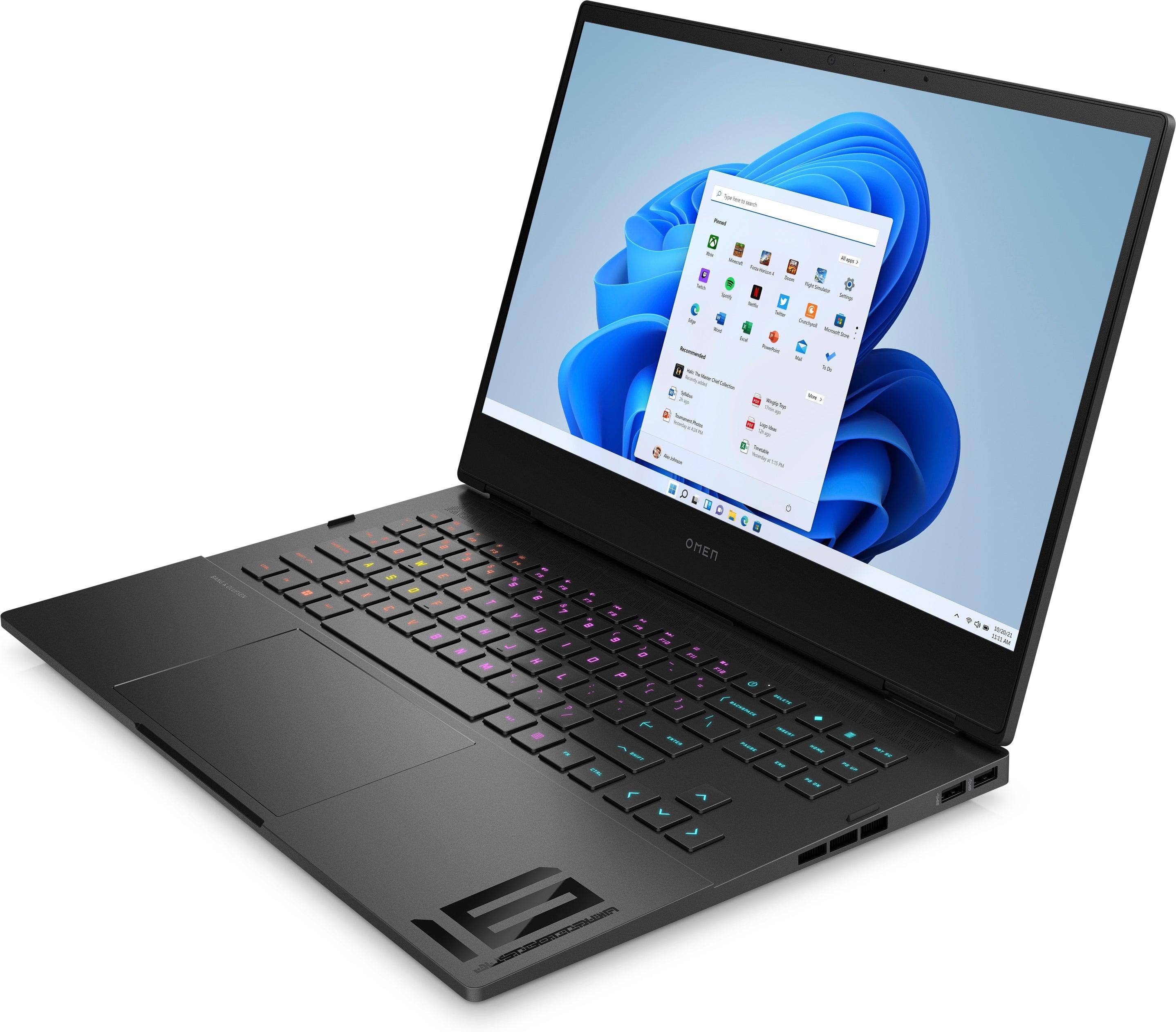 HP Omen 16-K0097TX Gaming Laptop (Shadow Black) | 16.1" FHD IPS (1920 x 1080) | i5-12500H | 16GB RAM | 512GB SSD | RTX™ 3060 | Windows 11 | MS Office Home & Student 2021 | HP Travel 18L 15.6 Backpack (Iron Grey) - DataBlitz