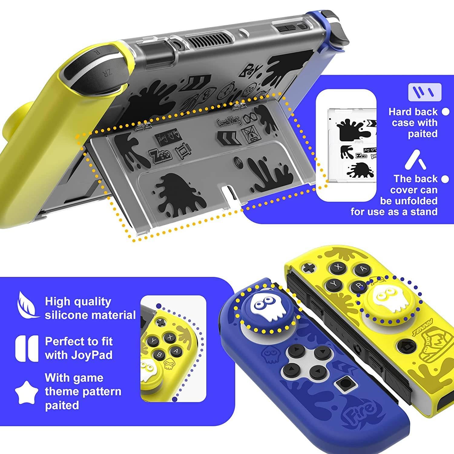 NSW IINE Protective Case For N-Switch OLED (Splatoon 3) (L710) - DataBlitz