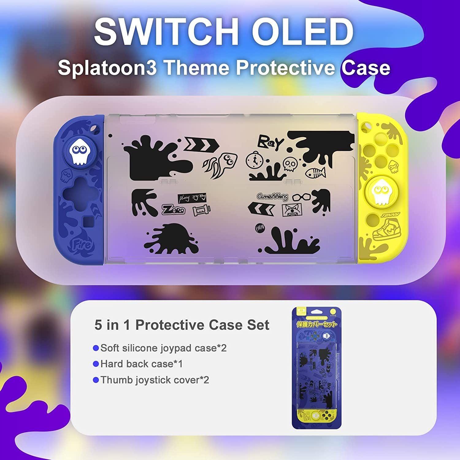 NSW IINE Protective Case For N-Switch OLED (Splatoon 3) (L710) - DataBlitz