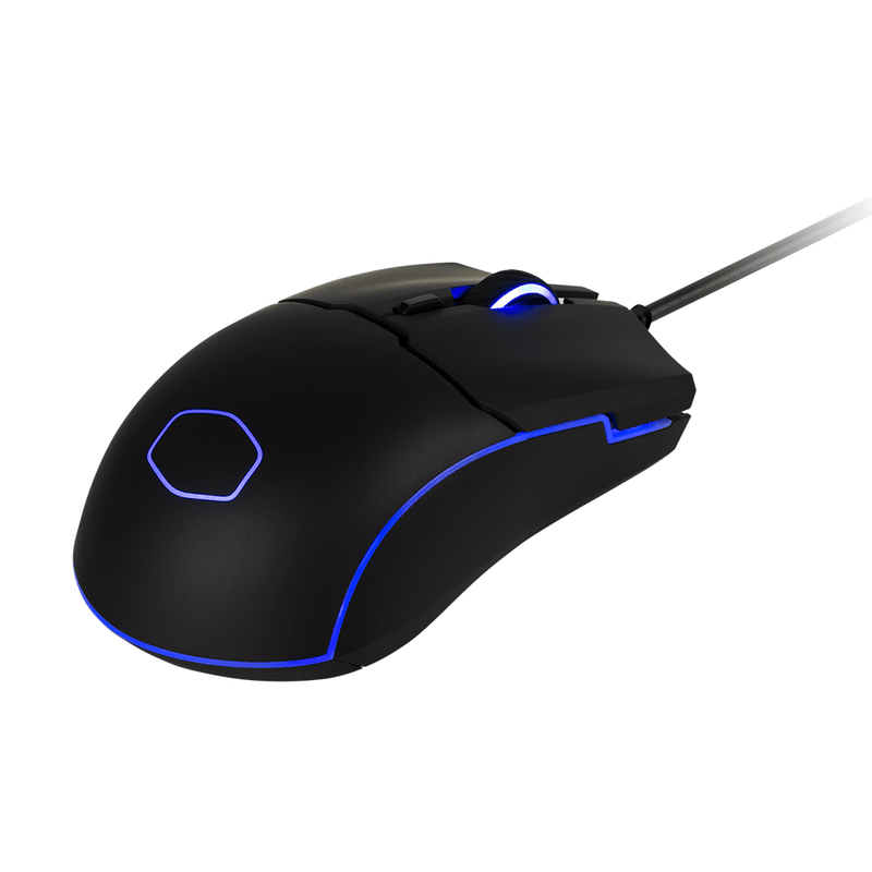 COOLER MASTER CM110 6000 DPI OPTICAL SENSOR 3-ZONE RGB WIRED GAMING MOUSE - DataBlitz