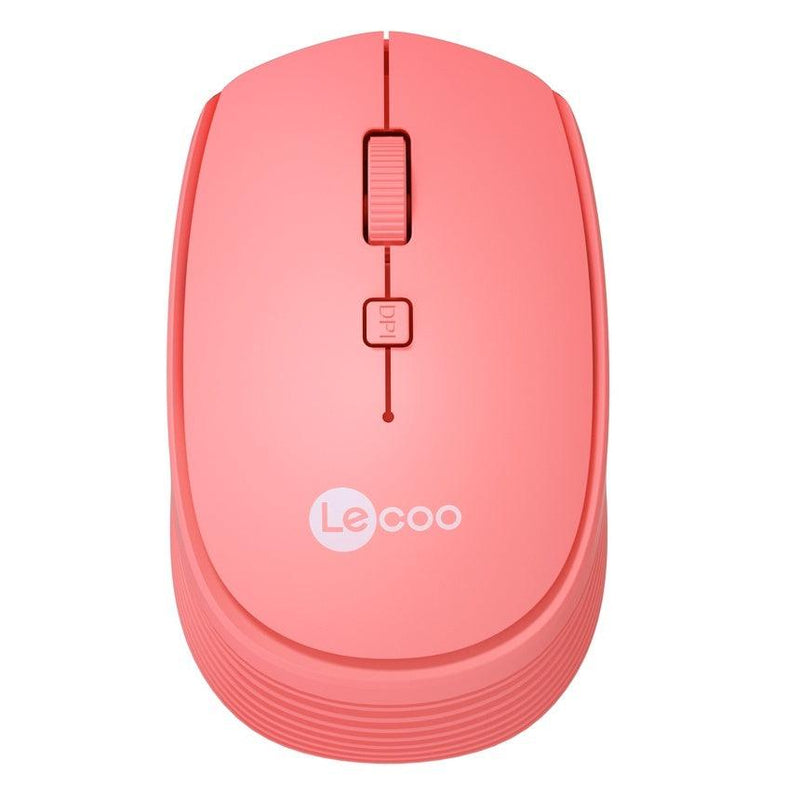Lenovo Lecoo WS202 2.4G Wireless Mouse (Pink) - DataBlitz