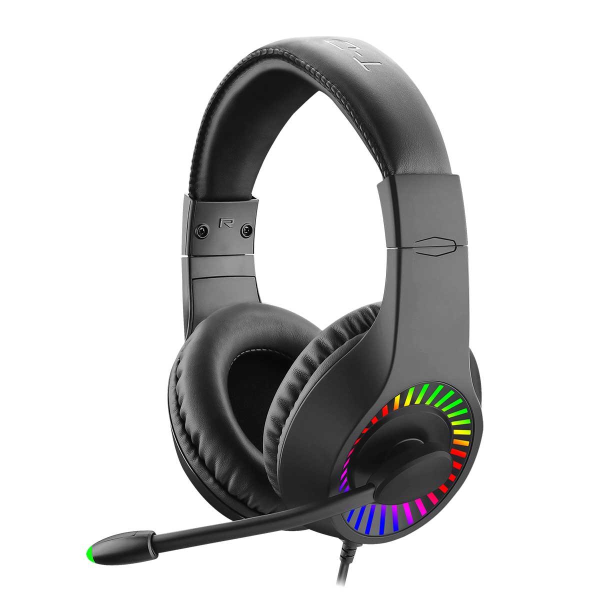 T-Dagger Caspian T-RGH211 Wired RGB Gaming Headset (Black) - DataBlitz