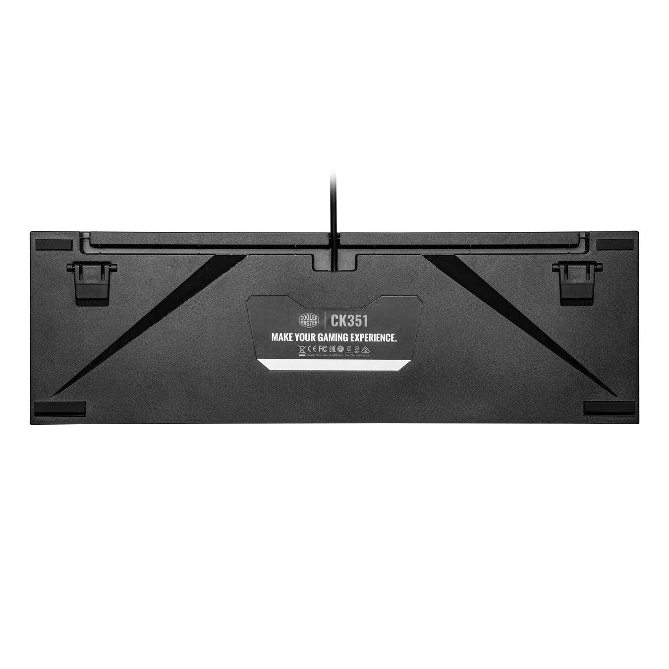 Cooler Master CK351 Optical Switch Gaming Keyboard With RGB (Brown Switch) - DataBlitz