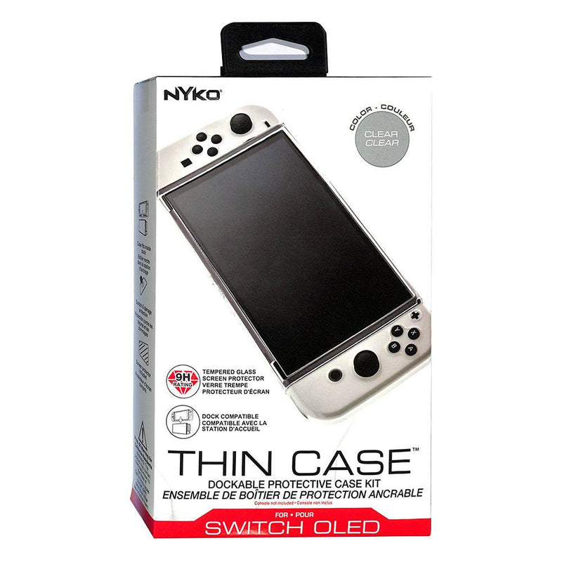 NYKO NSW THIN CASE FOR SWITCH OLED (CLEAR) - DataBlitz