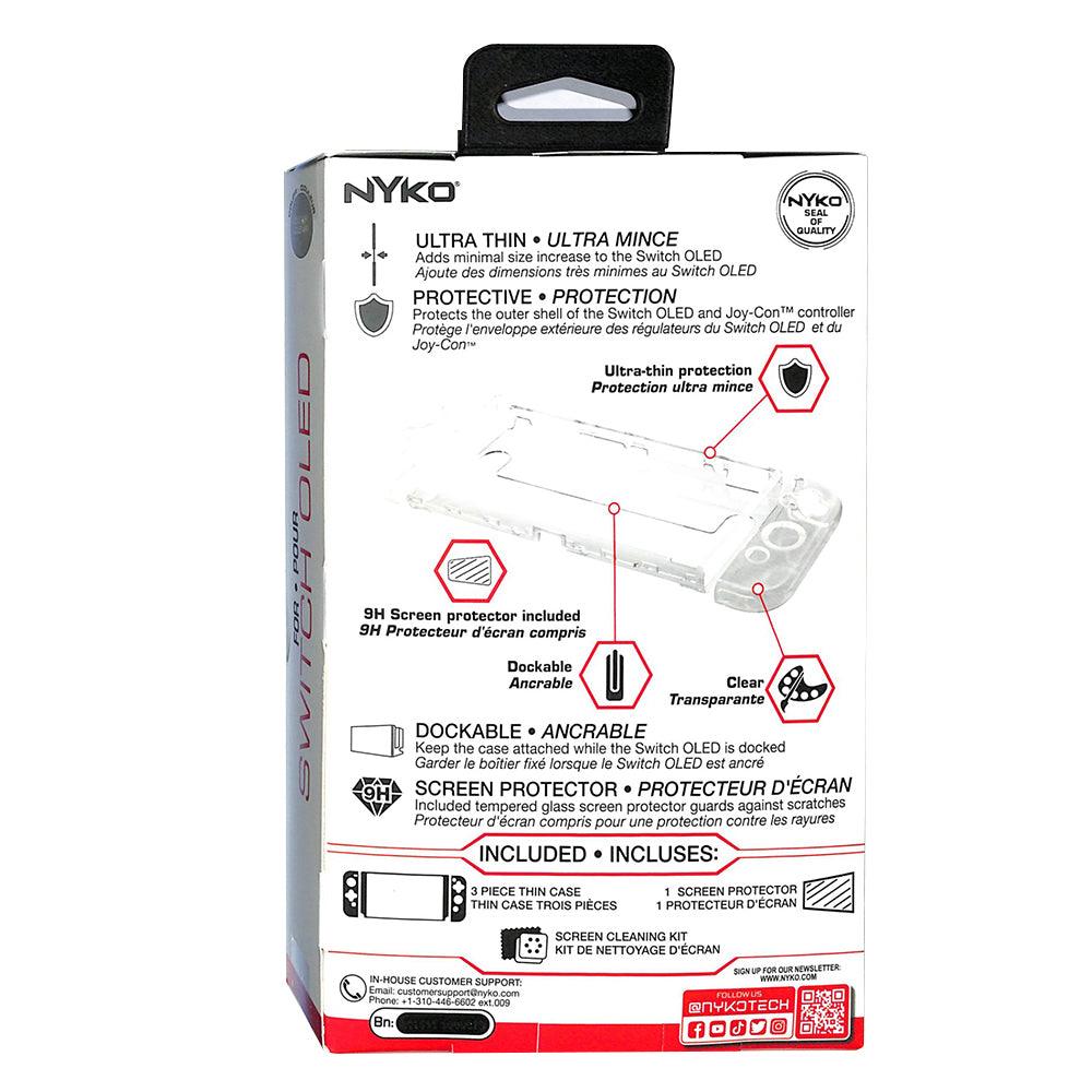 NYKO NSW THIN CASE FOR SWITCH OLED (CLEAR) - DataBlitz