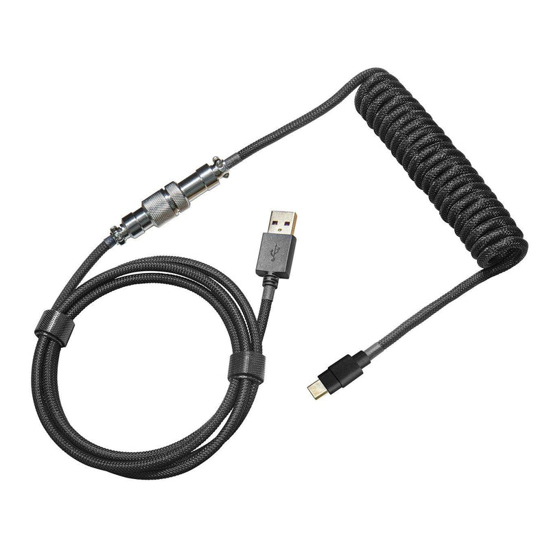 Cooler Master Coiled Keyboard Cable (Shadow Black) KB-CBZ1 - DataBlitz