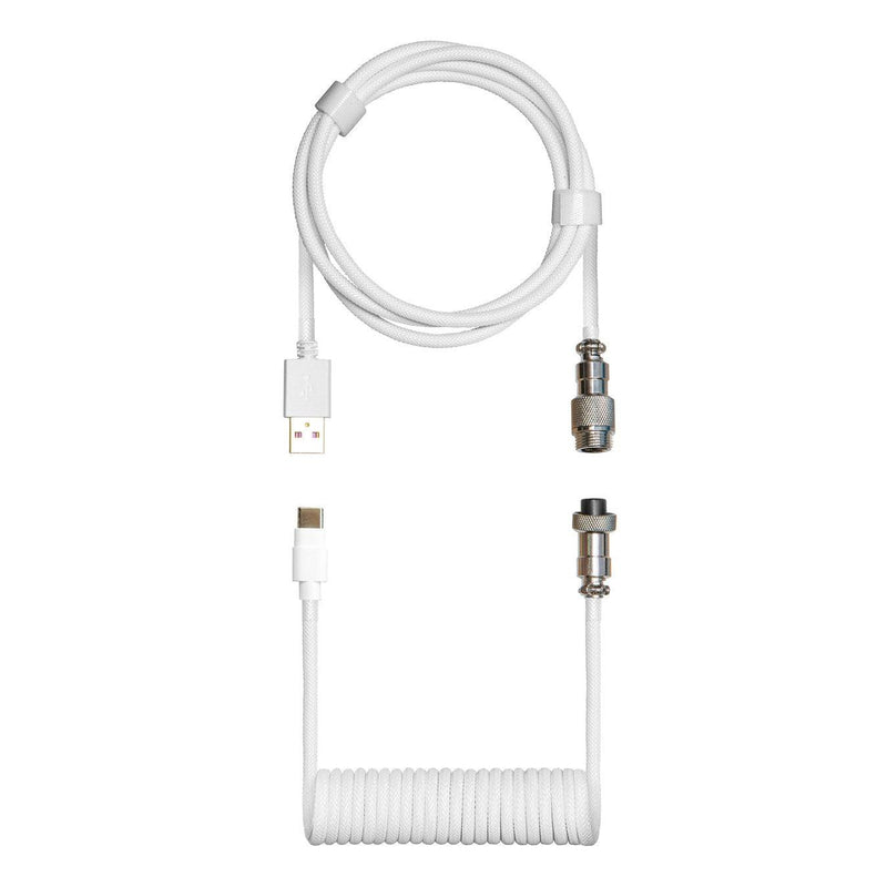Cooler Master Coiled Keyboard Cable (Snow White) KB-CWZ1 - DataBlitz