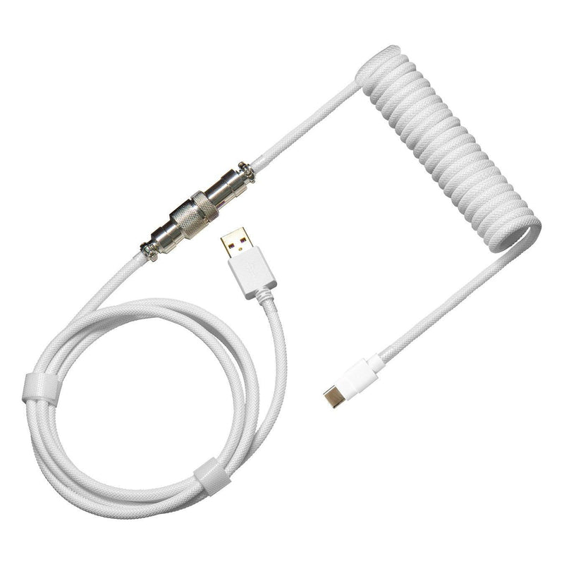 Cooler Master Coiled Keyboard Cable (Snow White) KB-CWZ1 - DataBlitz