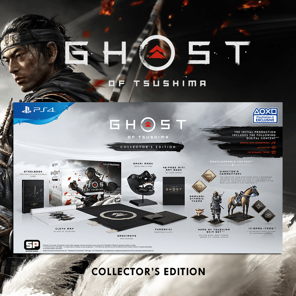 PS4 GHOST OF TSUSHIMA COLLECTOR'S EDITION - DataBlitz