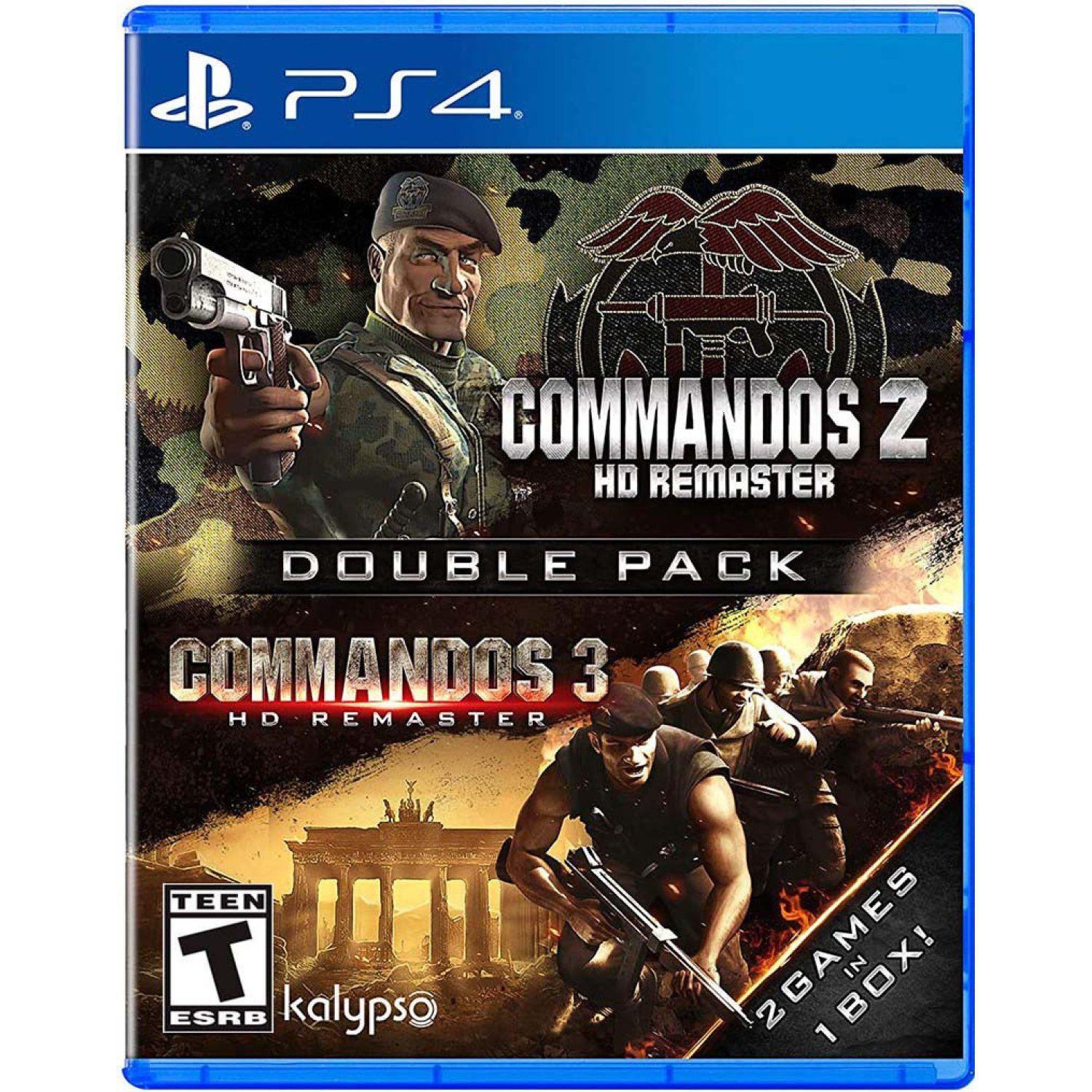 PS4 Commandos 2 & 3 HD Remastered Double Pack All (US) (ENG/FR) - DataBlitz