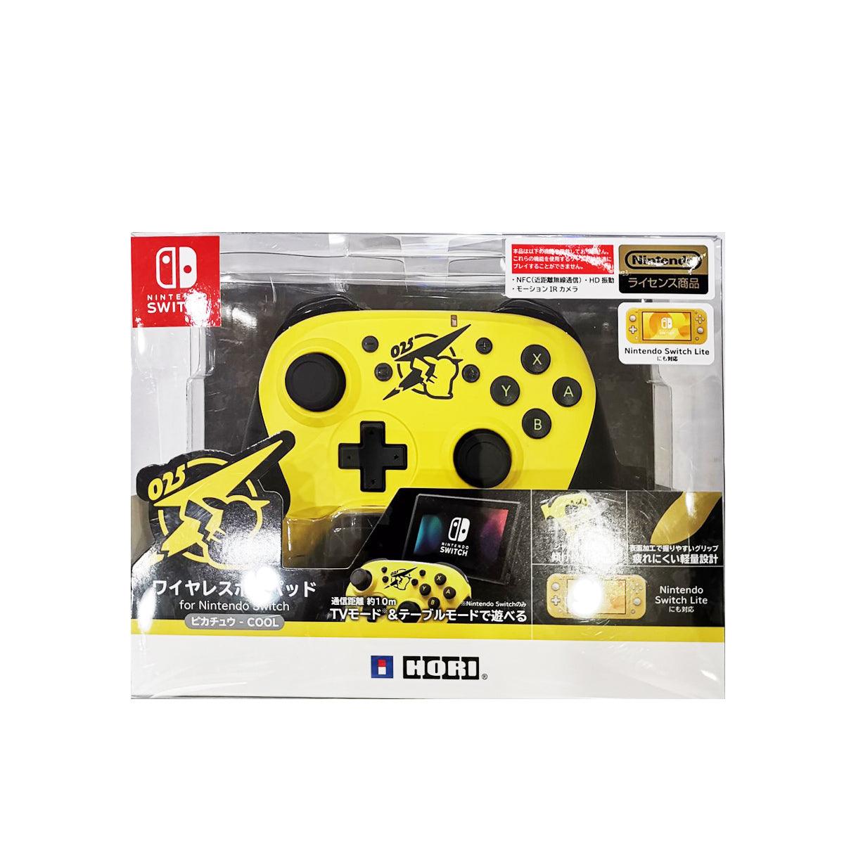 HORI NSW WIRELESS HORIPAD PIKACHU-COOL FOR N-SWITCH/SWITCH LITE (NSW-259A) - DataBlitz