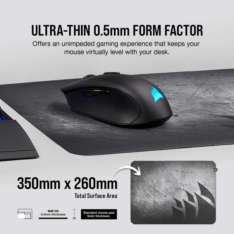 CORSAIR MM150 ULTRA-THIN GAMING MOUSE PAD (MEDIUM) - DataBlitz