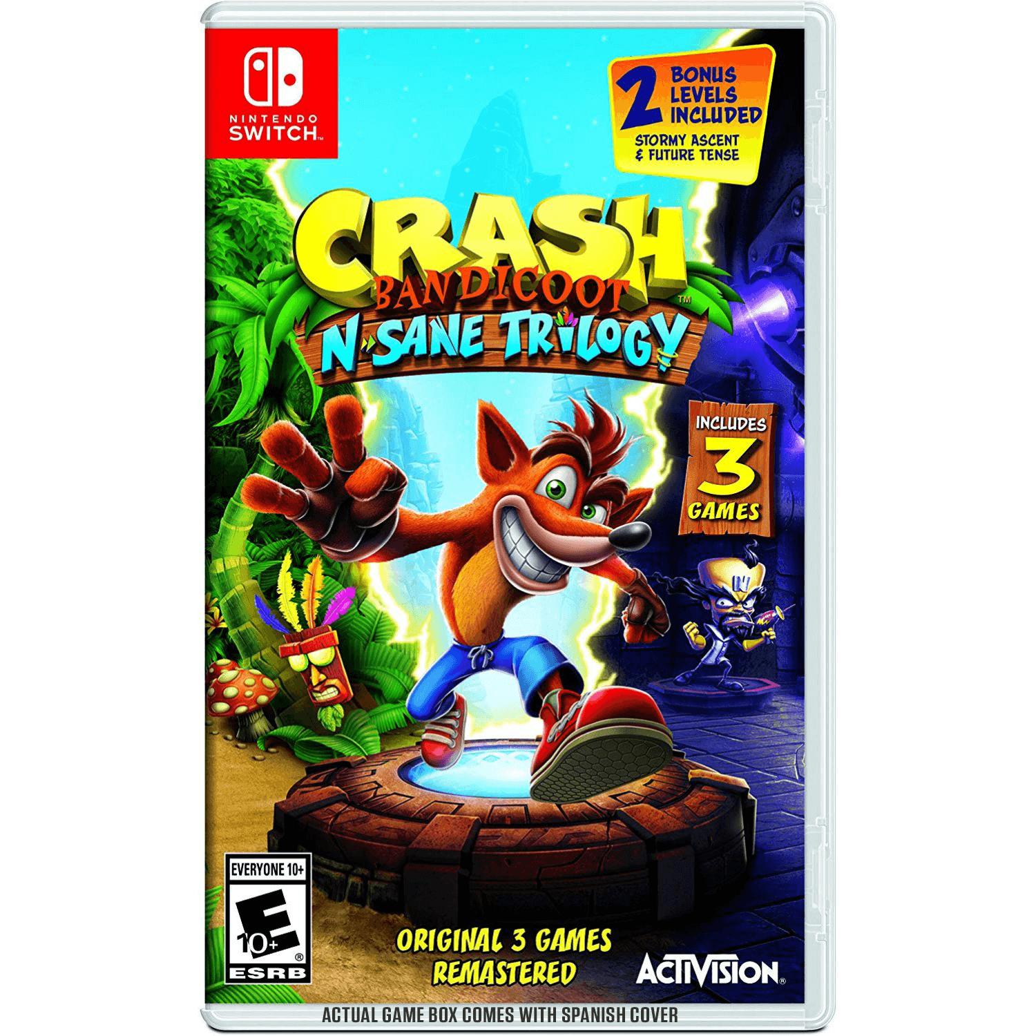 Nintendo Switch Crash Bandicoot N. Sane Trilogy (W/ 2 Bonus Levels Included)