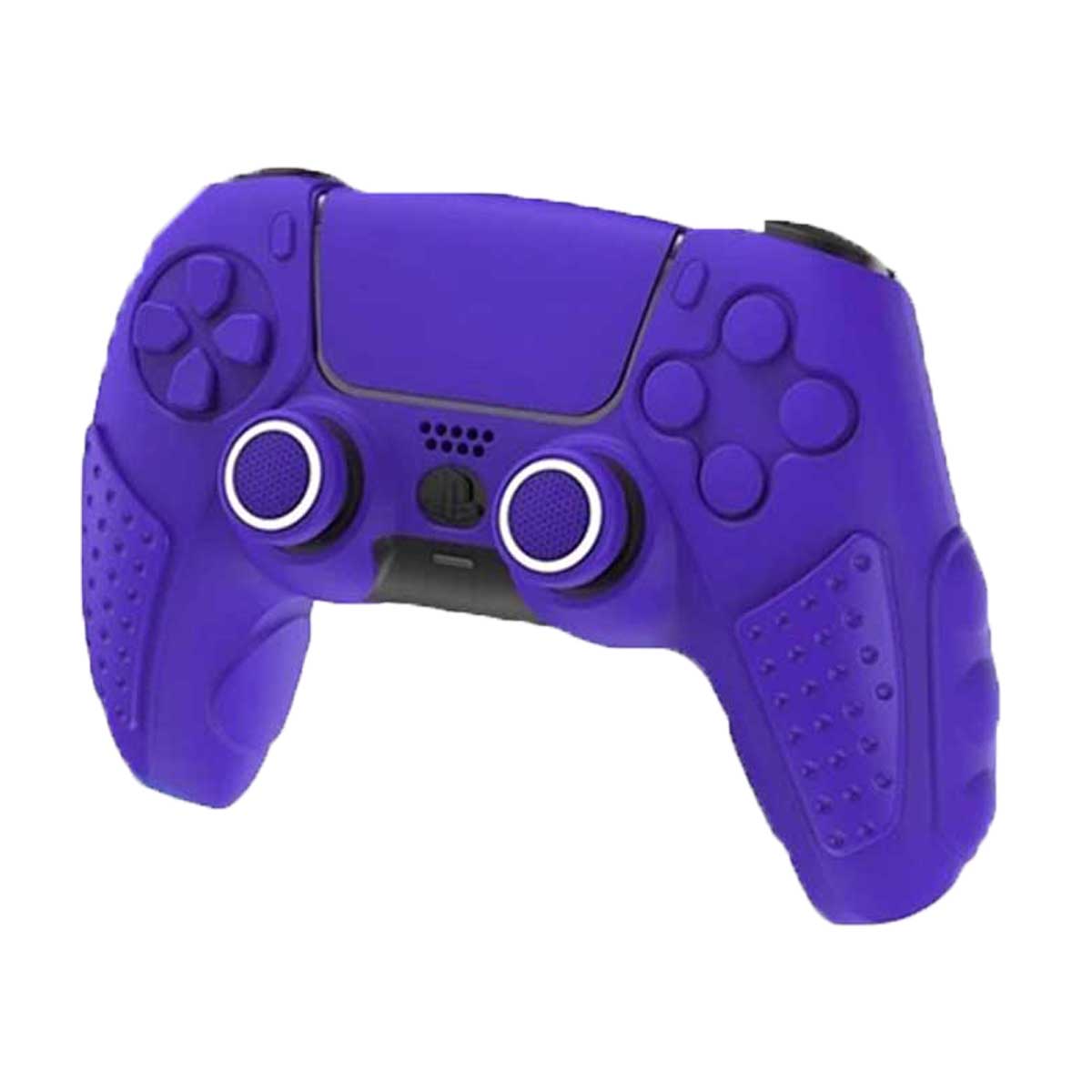 IINE Silicone Case With 2 Thumb Grip Caps For PS5 Controller