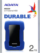 Adata HD330 Shock-Proof External Hard Drive 2TB (Blue) - DataBlitz