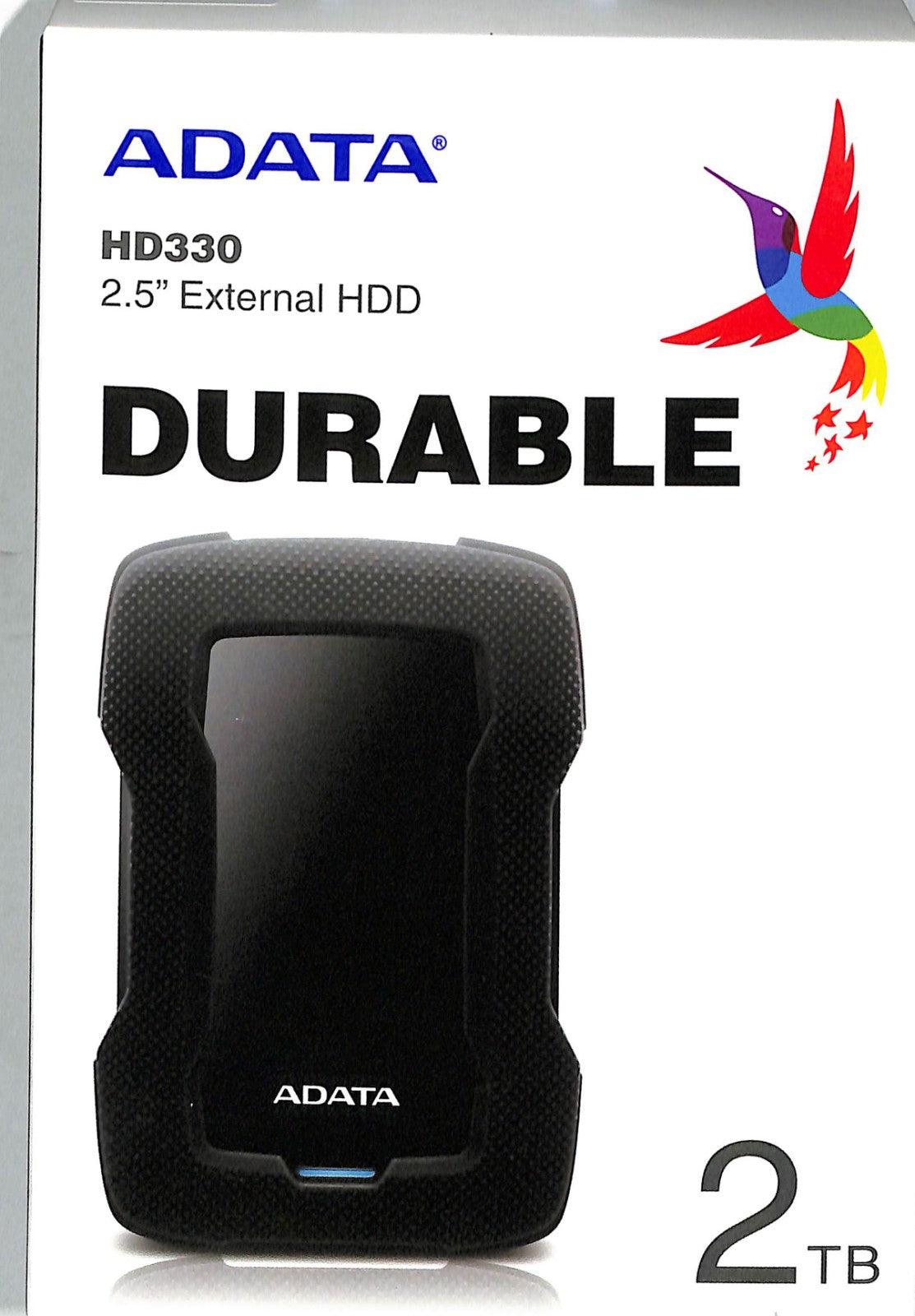 ADATA HD330 SHOCK-PROOF EXTERNAL HARD DRIVE 2TB (BLACK) - DataBlitz