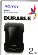 ADATA HD330 SHOCK-PROOF EXTERNAL HARD DRIVE 2TB (BLACK) - DataBlitz