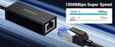 UGREEN USB-A 3.0 To Gigabit Ethernet Adapter 10cm (Black) (CR111/20256) - DataBlitz