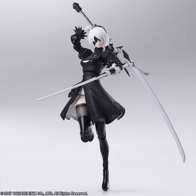 NIER AUTOMATA BRING ARTS YORHA NO.2 TYPE B & MACHINE LIFEFORM SET FIGURE - DataBlitz
