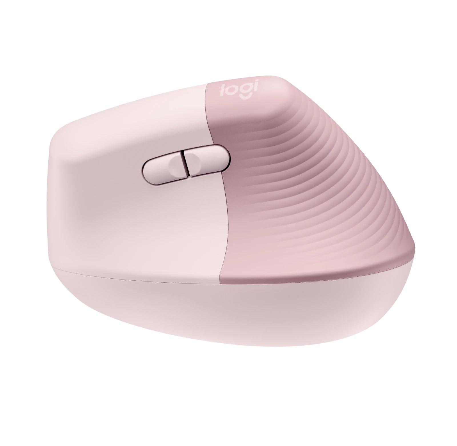 LOGITECH LIFT VERTICAL ERGONOMIC MOUSE (ROSE/DARK ROSE) - DataBlitz