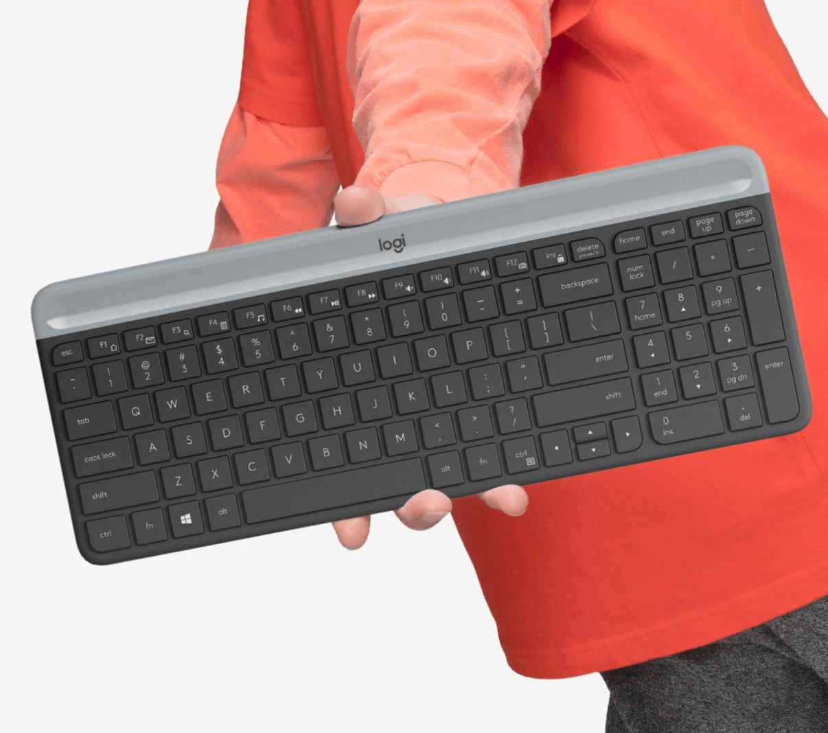 LOGITECH SLIM COMBO MK470 WIRELESS KEYBOARD AND MOUSE (GRAPHITE) - DataBlitz