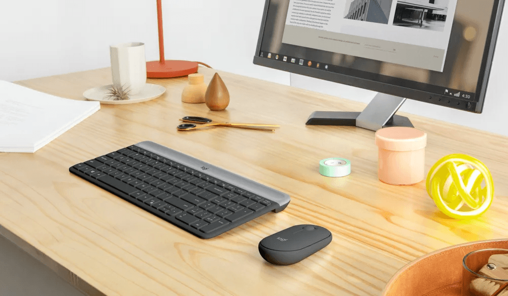 LOGITECH SLIM COMBO MK470 WIRELESS KEYBOARD AND MOUSE (GRAPHITE) - DataBlitz