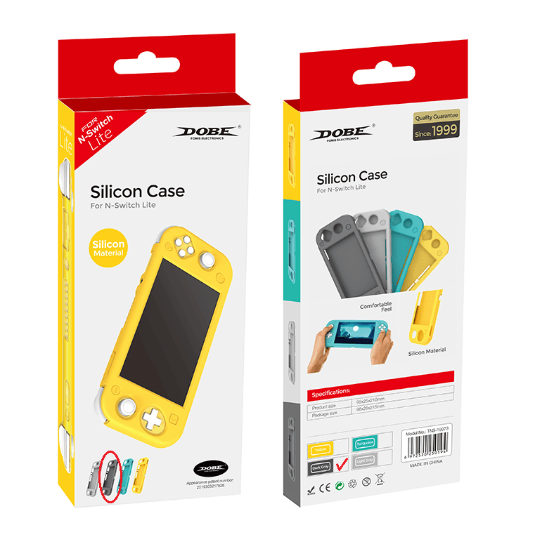 DOBE NSW SILICON CASE SILICON MATERIAL LIGHT GRAY FOR N-SWITCH LITE (TNS-19073) - DataBlitz