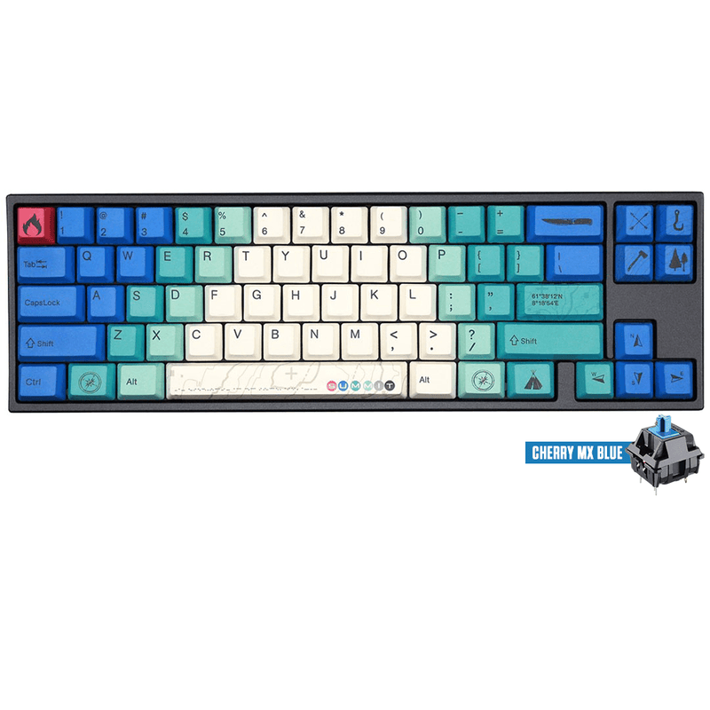 DUCKY MIYA PRO SUMMIT V2 MECHANICAL KEYBOARD (CHERRY MX BLUE) (A17A022A1A2A01A007) - DataBlitz