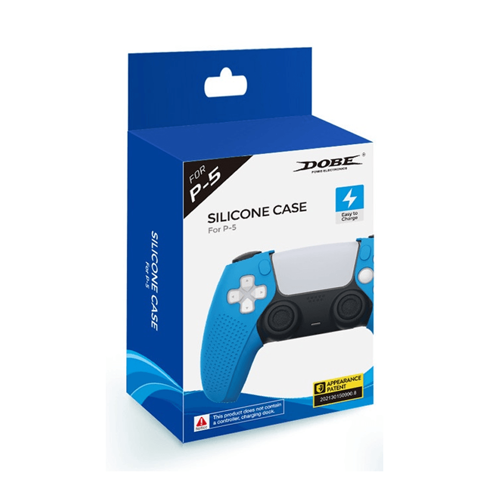 DOBE PS5 SILICONE CASE FOR P-5 (BLUE) (TP5-05112) - DataBlitz