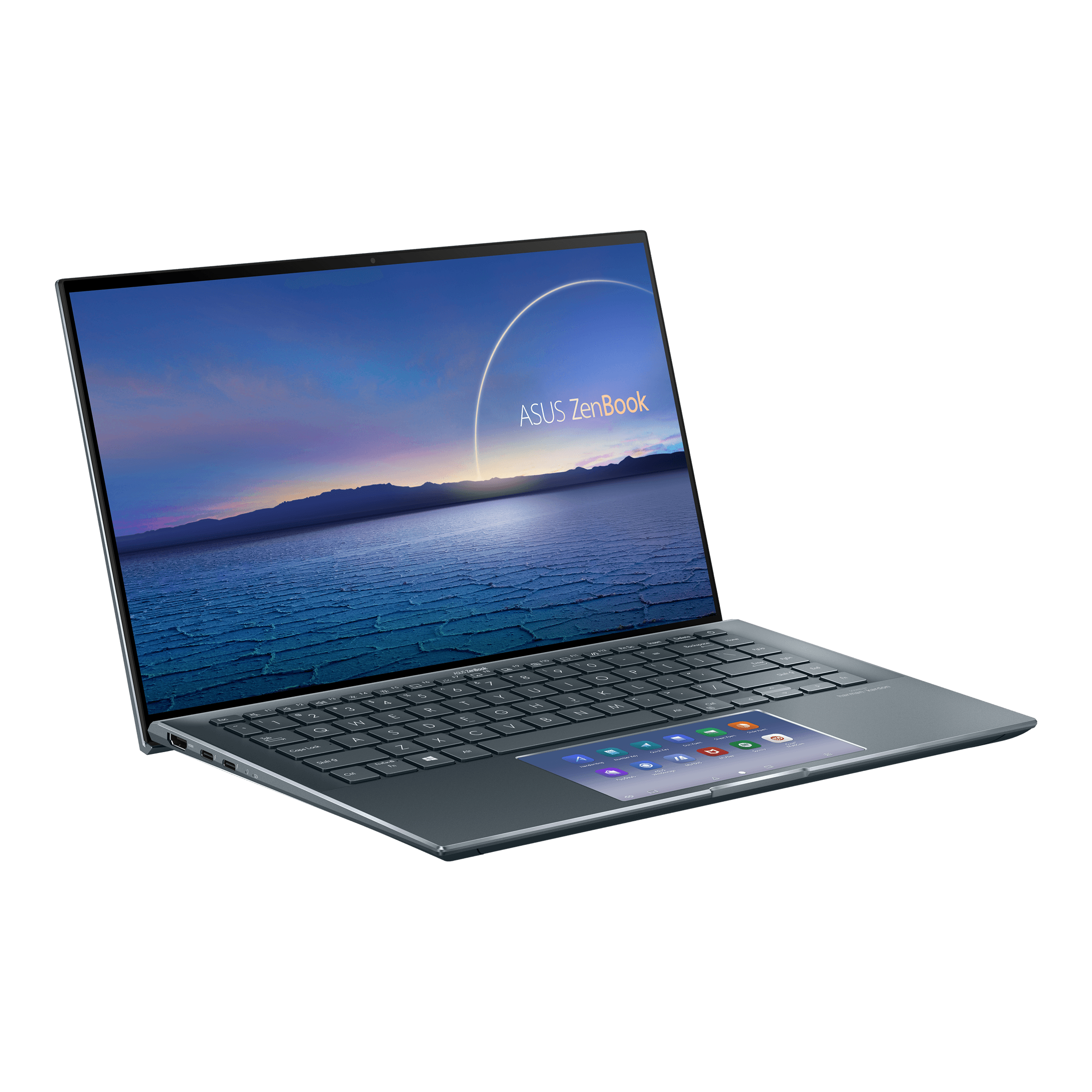 ASUS ZENBOOK 14 UX435EG-K9191TS Laptop (Pine Gray) | 14"FHD | i5-1135G7 | 16GB DDR4 | 512GB SSD | MX450 | WIN10 Office Home and Student ASUS Sleeve - DataBlitz
