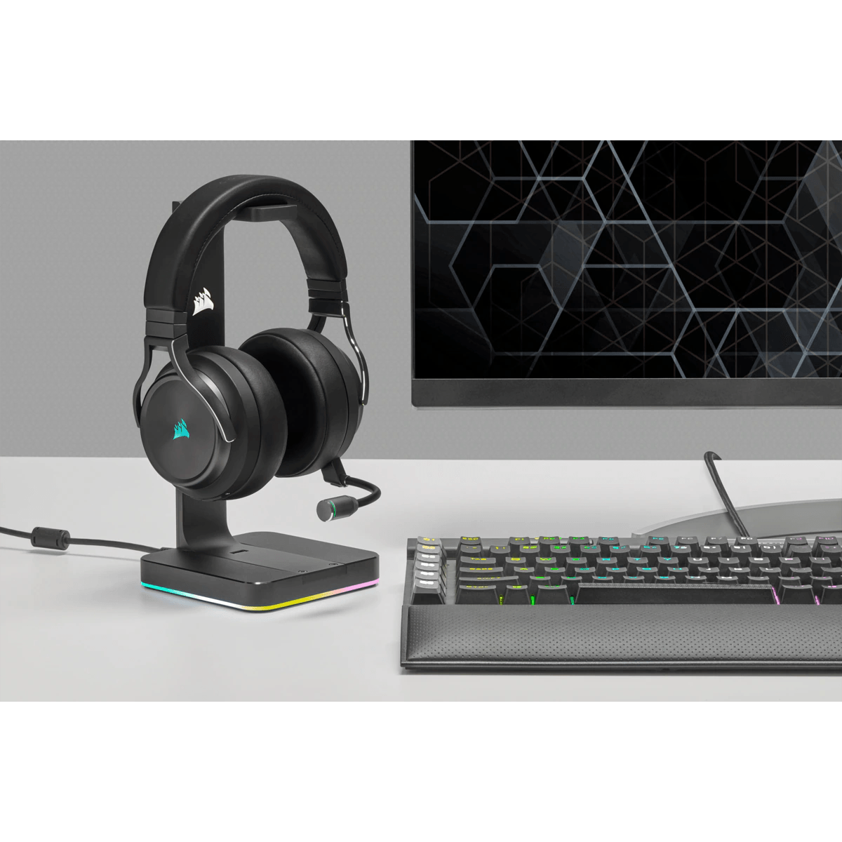 Corsair Virtuoso RGB Wireless XT High-Fidelity Gaming Headset With Spatial Audio (Slate) - DataBlitz