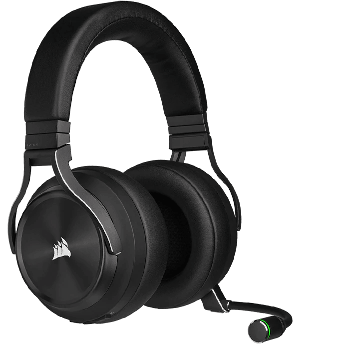 Corsair Virtuoso RGB Wireless XT High-Fidelity Gaming Headset With Spatial Audio (Slate) - DataBlitz