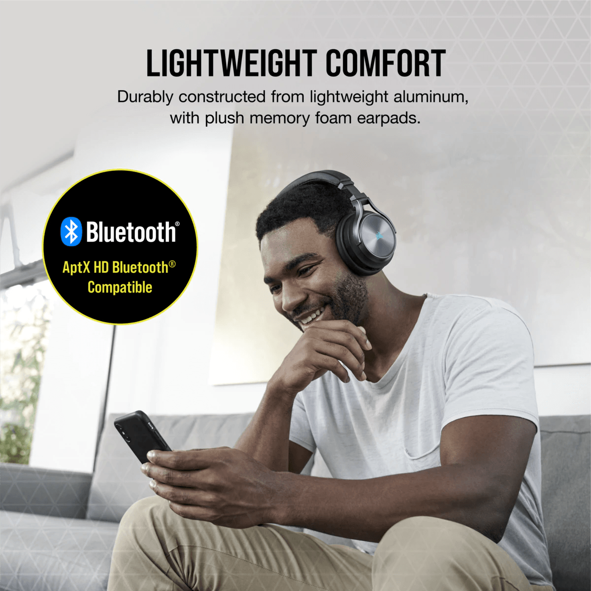 Corsair Virtuoso RGB Wireless XT High-Fidelity Gaming Headset With Spatial Audio (Slate) - DataBlitz