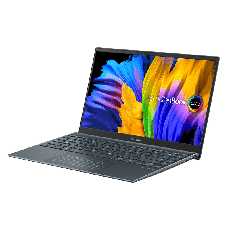 ASUS ZENBOOK 13 UX325EA-KG230TS 13.3" FHD OLED Laptop (Pine Gray) | 13.3" FHD | i5-1135G7 | 8GB DDR4 | 512GB SSD | IRIS XE | WIN10 Office Home and Student ASUS SLeeve - DataBlitz