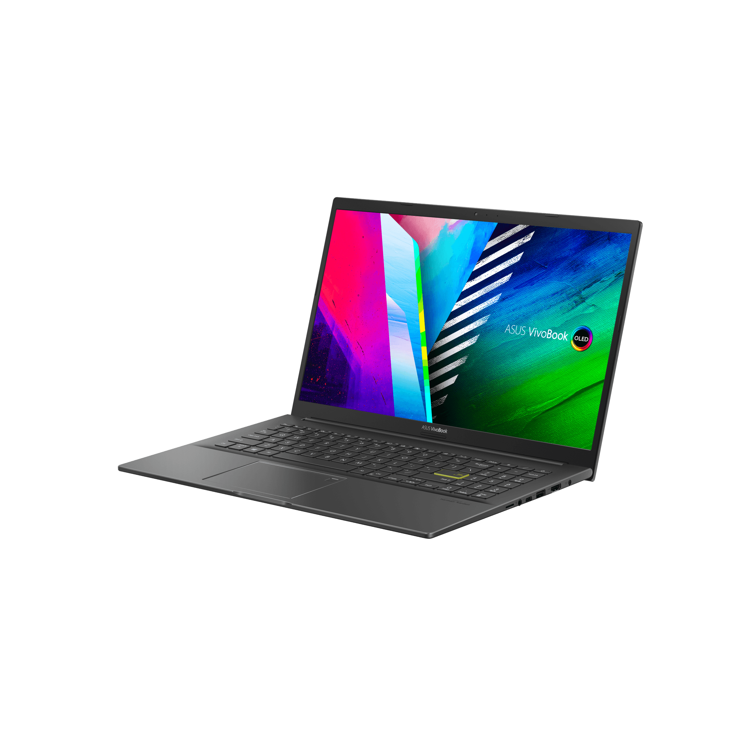 ASUS VIVOBOOK 15 OLED K513EA-L12004TS LAPTOP (INDIE BLACK) | 15.6" FHD | i5-1135G7 | 8GB DDR4 | 512GB SSD | IRIS XE | WIN10 + MS OFFICE HOME & STUDENT 2019 + ASUS NEREUS BACKPACK (BLACK) - DataBlitz