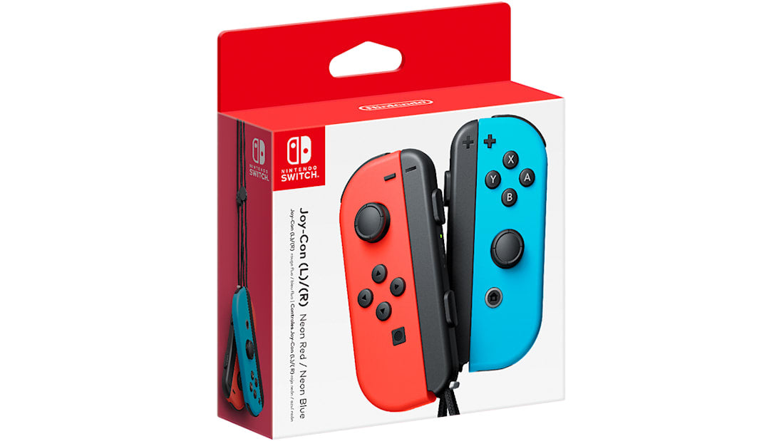NSW Joy-Con Controller Neon Red(R)/ Neon Blue(L) (HK Ver)