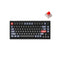 Keychron V1 QMK Knob Version RGB Backlight Hot-Swappable Wired Mechanical Keyboard - Carbon Black Non-Transparent (Red Switch) (V1D1) Media 1 of 6