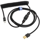 DUCKY ABYSS BLACK EDITION PREMICORD COILED KEYBOARD CABLE (DKCC-ABCNC1) - DataBlitz