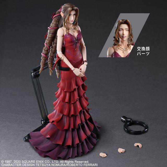 Final Fantasy VII Remake Play Arts Kai Action Figure Aerith Gainsborough Dress Ver. - DataBlitz