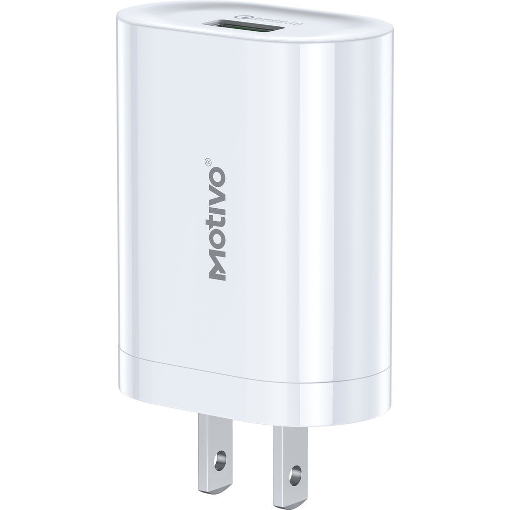 Motivo N11 Fast Charger Single Port Power Adapter (White) (T0003)