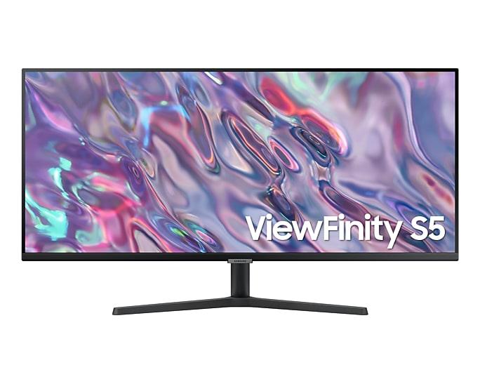 Samsung Viewfinity S5 LS34C500GAEXXP 34" 100Hz Ultra WQHD HDR10 Monitor w/ AMD Freesync - DataBlitz