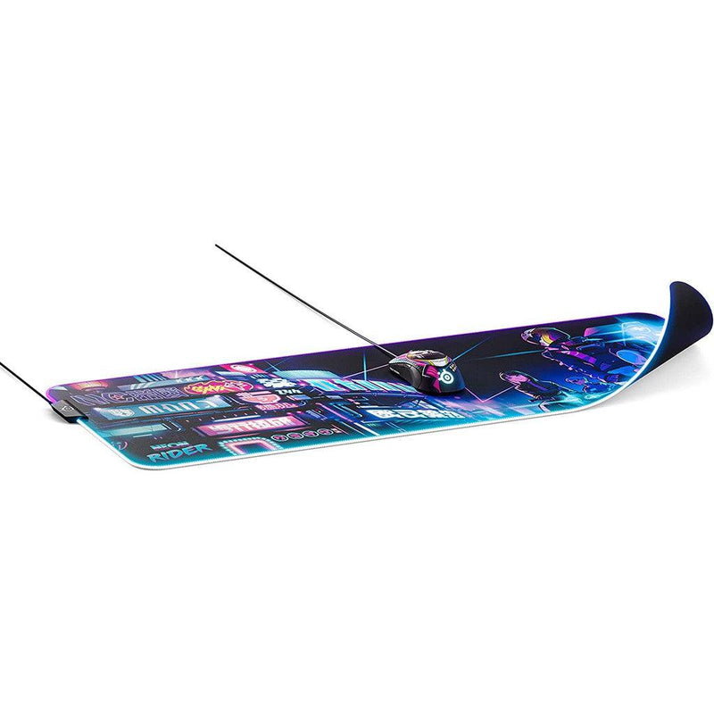 STEELSERIES QCK PRISM NEON RIDER LIMITED EDITION CLOTH RGB GAMING MOUSEPAD (XL) (PN63809) - DataBlitz